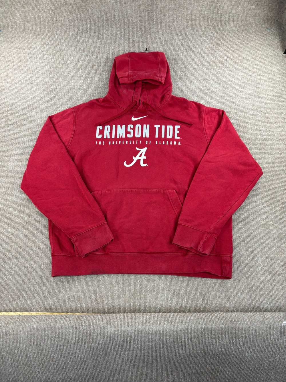 Nike Alabama Crimson Tide Hoodie Mens Large Red NCAA Football Nike Sweatshirt